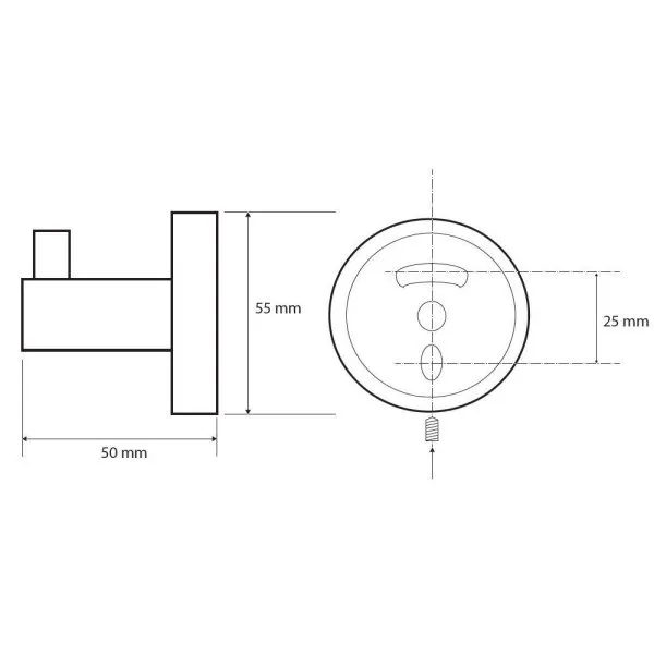 Крючок Bemeta White 104106024 белый