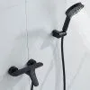 Смеситель  для душа Shevanik S4OR71TI6HSG, Черный
