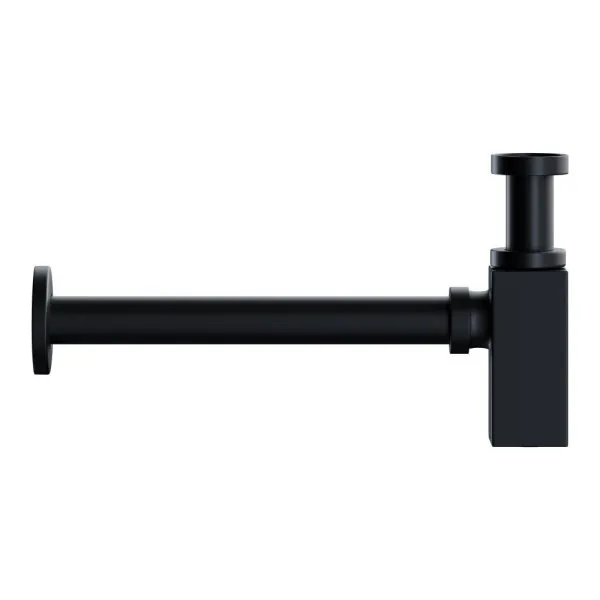 Сифон бутылочный для раковины Ceramica Nova 70002MB черный матовый