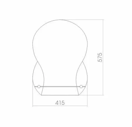Зеркало без подсветки MIXLINE Форум 415*575 (525480) - купить в Москве по низкой цене в интернет-магазине с доставкой по всей России | HITsant Зеркало без подсветки MIXLINE Форум 415*575 (525480)