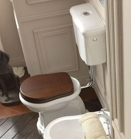 Унитаз Kerasan Retro 1010bi со средним бачком, вертикальный выпуск