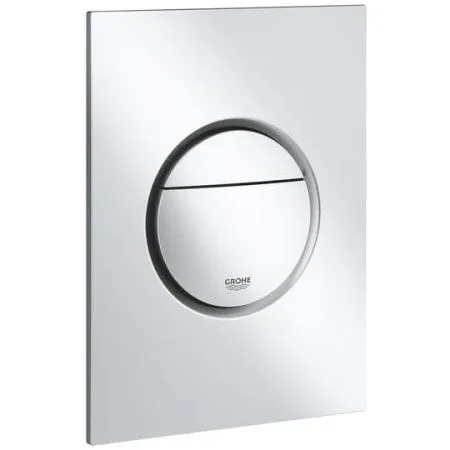 Кнопка смыва Grohe Nova Cosmopolitan 37601P00 хром матовый - купить в Москве по низкой цене в интернет-магазине с доставкой по всей России | HITsant Кнопка смыва Grohe Nova Cosmopolitan 37601P00 хром матовый