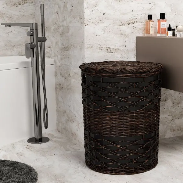 Корзина для белья WasserKRAFT Bever WB-240-L коричневый