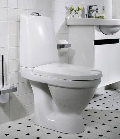 Унитаз напольный Gustavsberg Nautic Hygienic Flush 1510 GB111510201205 безободковый