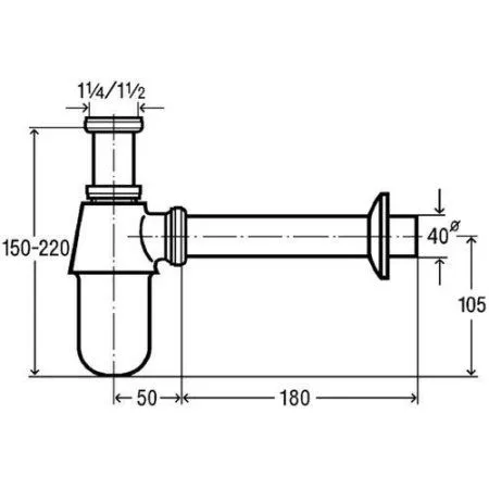 Сифон для раковины Viega 114213