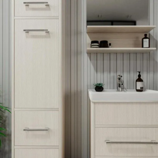 Зеркало Бриклаер ЧИЛИ 55 см, светлая лиственница