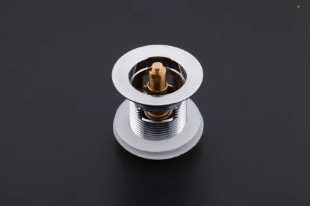 Донный клапан для раковины с переливом Frap F60-2, хром