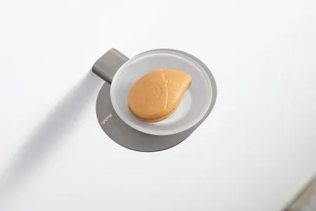 Мыльница стеклянная Gappo G3QQ09GH02TM-9PG оружейная сталь