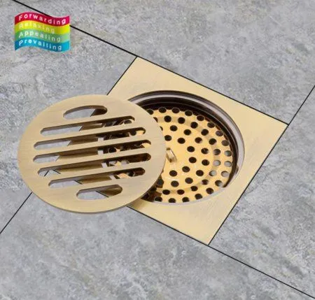 Душевой трап Gappo G81001-4 с решеткой - купить в Москве по низкой цене в интернет-магазине с доставкой по всей России | HITsant Душевой трап Gappo G81001-4 с решеткой