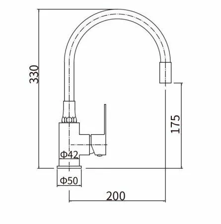 Смеситель для кухни FASHUN (A54101-7)