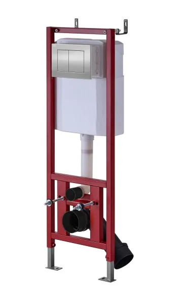 Инсталляция с клавишей хром DQ 400*165*1160мм (DI8140116)