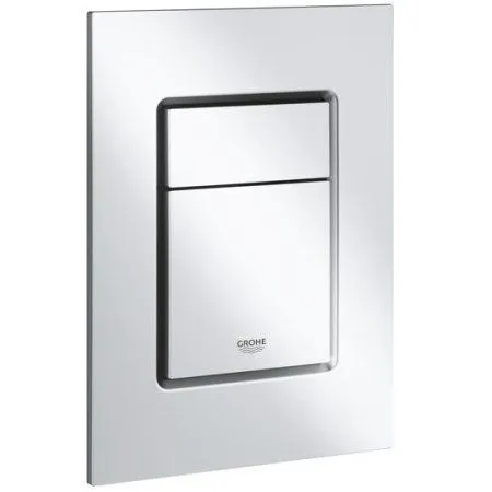 Кнопка смыва Grohe Skate Cosmopolitan 37535P00 матовый хром - купить в Москве по низкой цене в интернет-магазине с доставкой по всей России | HITsant Кнопка смыва Grohe Skate Cosmopolitan 37535P00 матовый хром