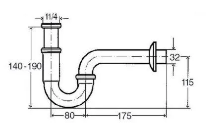 Сифон для раковины Viega Sifon 111298