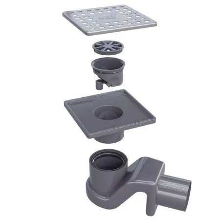 Душевой трап RGW Shower Drain SDR-14 11x11 - купить в Москве по низкой цене в интернет-магазине с доставкой по всей России | HITsant Душевой трап RGW Shower Drain SDR-14 11x11