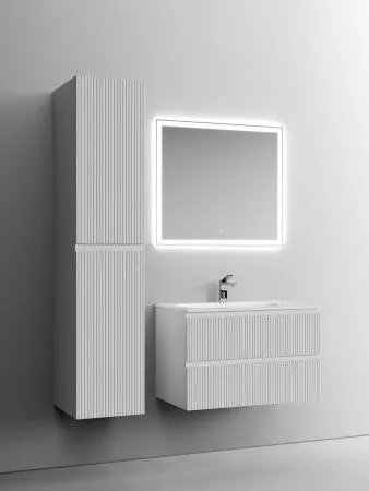 Тумба подвесная SANCOS Snob T 790х445х500, c двумя ящиками оснащенными доводчиками, Bianco, SNT80W