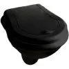 Унитаз подвесной Kerasan Retro 101504 nero фурнитура хром