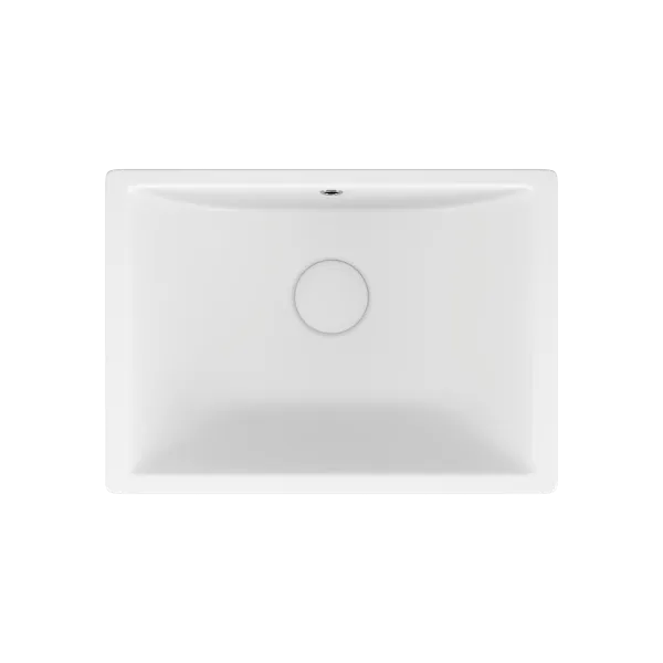 Раковина под столешницу D&K Berlin белая 460*330*180мм (DT1431616) - купить в Москве по низкой цене в интернет-магазине с доставкой по всей России | HITsant Раковина под столешницу D&K Berlin белая 460*330*180мм (DT1431616)