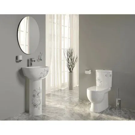 Унитаз-компакт Sanita Luxe ART FLORA ARTSLCC10040622 микролифт