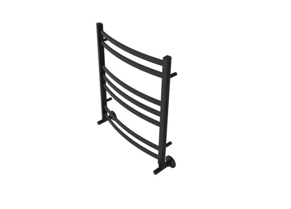 Полотенцесушитель водяной Aquatek Лугано AQ DOC0760BL 50х60 2-3-2 черный муар