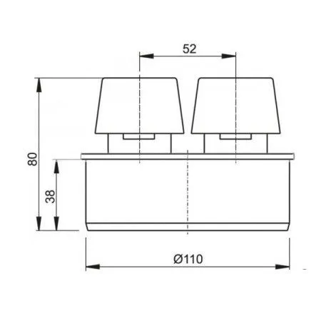 Вентиляционный клапан Alcaplast  APH110 - купить в Москве по низкой цене в интернет-магазине с доставкой по всей России | HITsant Вентиляционный клапан Alcaplast  APH110