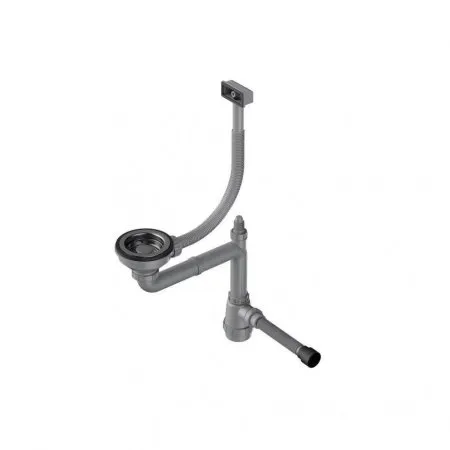 Слив-перелив для мойки Omoikiri WK-1-S-GM вороненая сталь