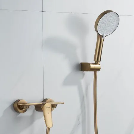 Смеситель  для душа Shevanik S4LI71PR6GTF, Золотой сатин