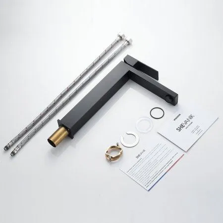 Смеситель для раковины Shevanik S7011H, черный