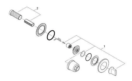 Накладная панель Grohe Ondus 19444000 для вентильной головки