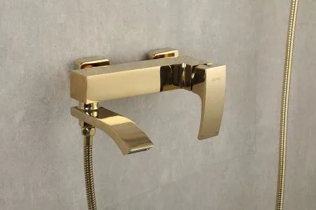 Смеситель для ванны Gappo G3207-3, однорычажный, золото