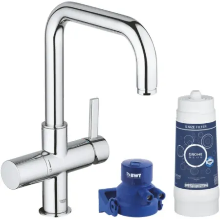 Смеситель Grohe Blue Pure 120438 хром, + фильтр