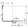 Слив-перелив Geberit 150.525.21.1 удлиненный