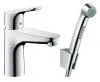 Смеситель Hansgrohe Focus 31927000 для умывальника с гигиеническим душем