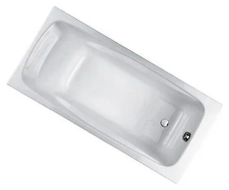 Чугунная ванна Jacob Delafon Repos E2904-00 180х85 без отверстий для ручек