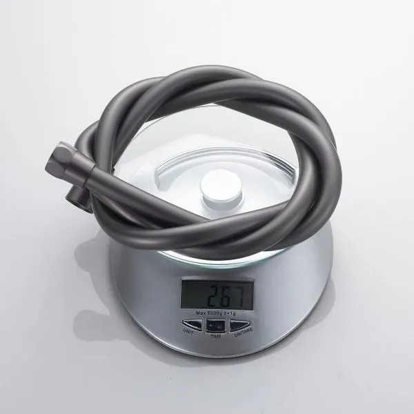 Смеситель для душевой кабины однорычажный  Shevanik S4716T, Оружейная сталь