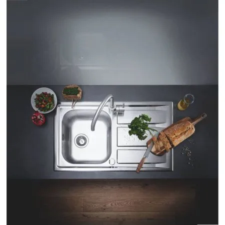 Мойка кухонная Grohe K400 31568SD0 нержавеющая сталь, матовая
