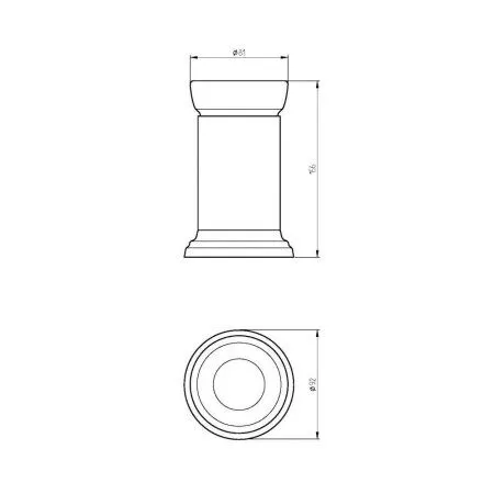 Стакан Migliore Mirella 17226 настольный, хром - купить в Москве по низкой цене в интернет-магазине с доставкой по всей России | HITsant Стакан Migliore Mirella 17226 настольный, хром