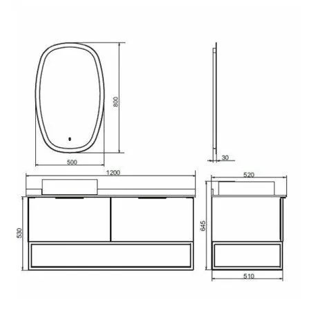 Тумба-умывальник COMFORTY "Порто-120-1" дуб тёмно-коричневый с черной столешницей c раковиной COMFORTY 9110 - купить в Москве по низкой цене в интернет-магазине с доставкой по всей России | HITsant Тумба-умывальник COMFORTY "Порто-120-1" дуб тёмно-коричневый с черной столешницей c раковиной COMFORTY 9110