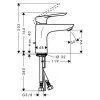 Смеситель Hansgrohe Logis E 71161000 для раковины