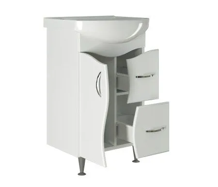 Тумба под раковину Альфана-52 MIXLINE Классик-52 (525508) - купить в Москве по низкой цене в интернет-магазине с доставкой по всей России | HITsant Тумба под раковину Альфана-52 MIXLINE Классик-52 (525508)