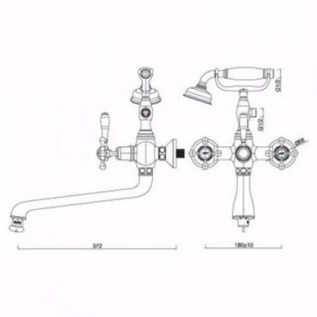 Смеситель Gerhans Thames K13102 Хром - купить в Москве по низкой цене в интернет-магазине с доставкой по всей России | HITsant Смеситель Gerhans Thames K13102 Хром