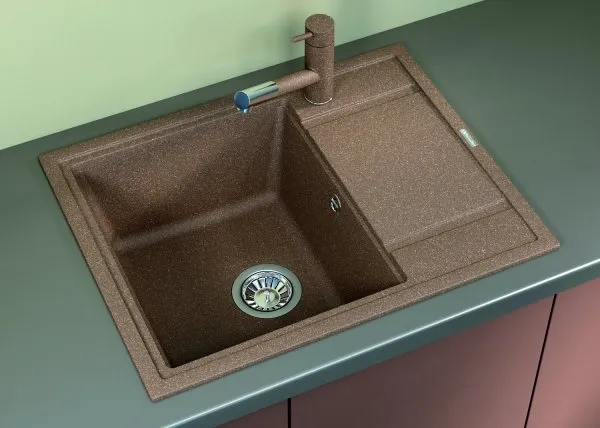 Кухонная мойка ЛИПСИ 650 Florentina 20.125.C0650 Серый шёлк