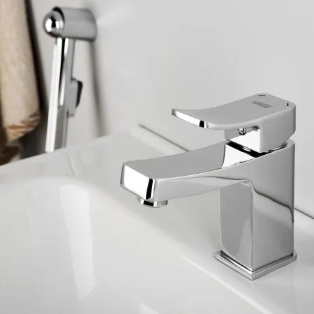 Смеситель для раковины с гигиеническим душем WasserKRAFT Aller 1060 1068 хром