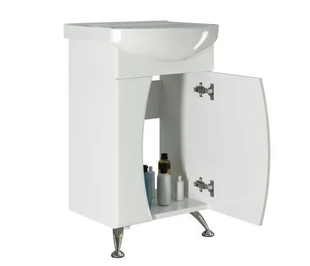 Тумба под раковину Дора-47 MIXLINE Лаура-47 (523136) - купить в Москве по низкой цене в интернет-магазине с доставкой по всей России | HITsant Тумба под раковину Дора-47 MIXLINE Лаура-47 (523136)