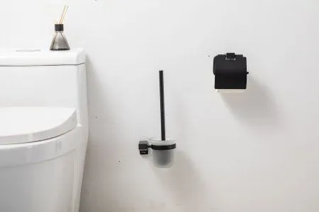 Ершик для унитаза подвесной Frap F3OZ06NU10II-6ZN, черный - купить в Москве по низкой цене в интернет-магазине с доставкой по всей России | HITsant Ершик для унитаза подвесной Frap F3OZ06NU10II-6ZN, черный