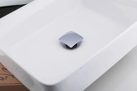 Донный клапан для раковины с переливом Frap F60-2, хром