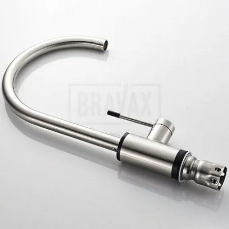 Смеситель Ledeme L74013 нержавеющая сталь