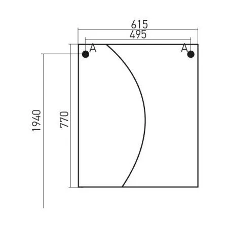 Зеркало-шкаф навесной MIXLINE МАГНОЛИЯ-61 (534974)