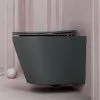 Унитаз подвесной Ceramica Nova Balearica CN6000MDH антрацит матовый темный