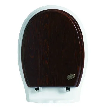 Унитаз подвесной Simas Arcade AR841bi + AR009noce/br дерево/бронза