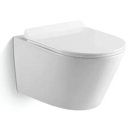 Подвесной унитаз B&W W-703 Rimless / UF seat cover / Fixing screw (480x370x370)